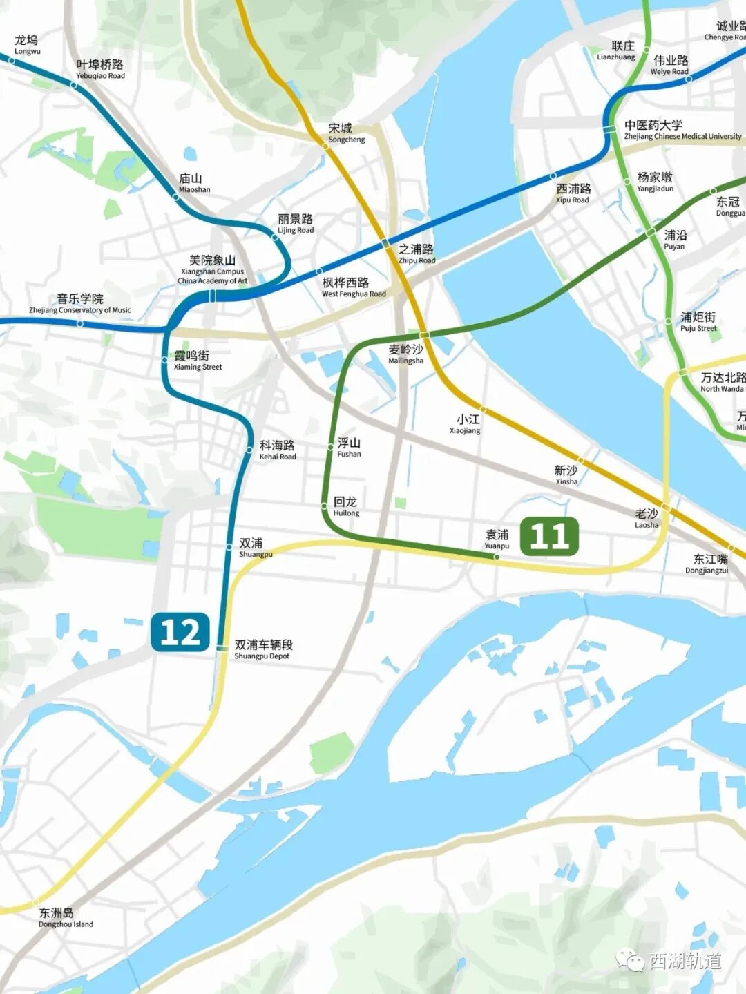 杭州地铁2035年规划线路图(高清全图来了)- 大数跨境