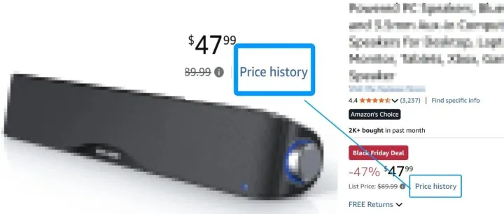 2025 亚马逊 Price history 已上线