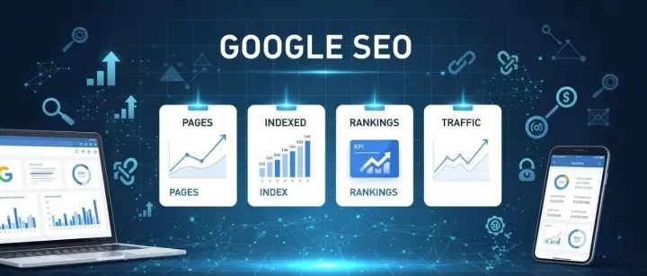 谷歌SEO的终极指标：页面数、收录数、排名数、流量数，缺一不可