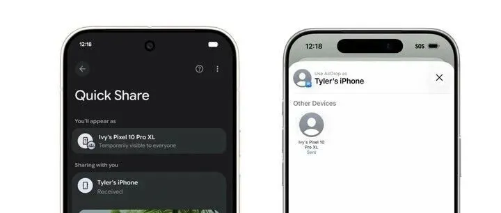 Pixel 10 更新支持 <em>AirDrop</em>，无需苹果同意直接传