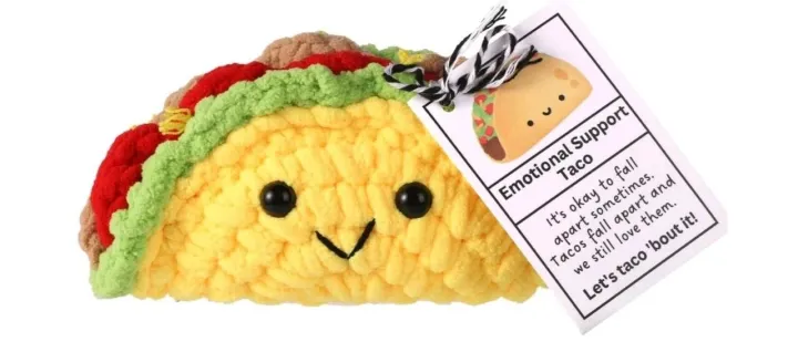 Emotional Support Taco情感支持玉米饼玩偶---风险了解一下