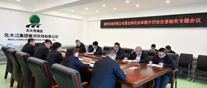 襄河农场有限公司召开国企改革提升行动自查验收专题会议