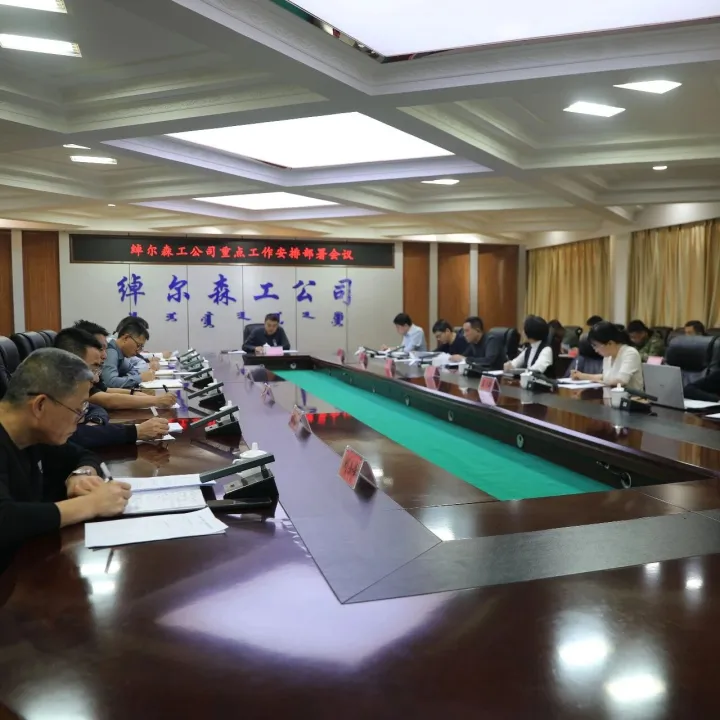 绰尔森工公司召开重点工作安排部署会议