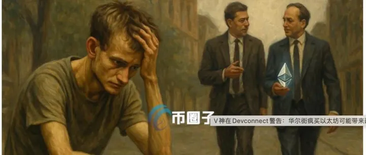 博森量化机器人V神在Devconnect警告：华尔街疯买以太坊可能带来两大威胁