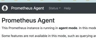 关于prometheus的agent模式