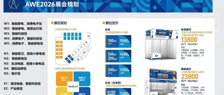 AI科技、慧享未来：AWE2026上海家电展.中国家电博览会