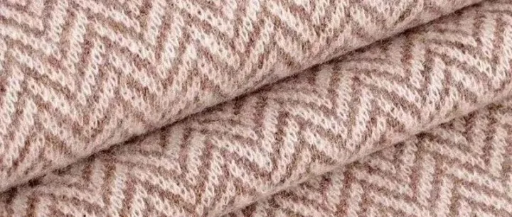 秋冬仿羊绒小人字