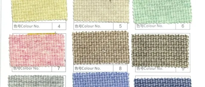 秋冬仿羊绒十字斜、铜钱花、棱形条