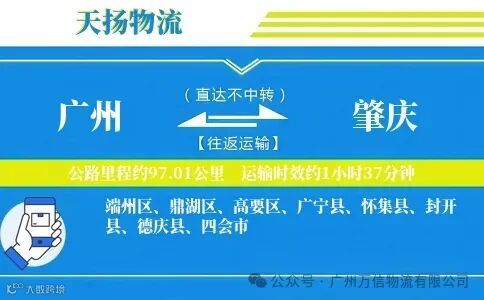 廣州到肇慶物流公司