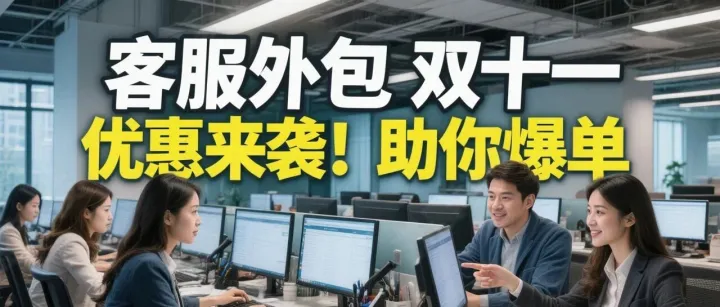 别再自己扛客服！网店老板选外包，3 大好处让你省成本、提业绩