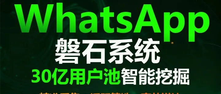日发1000条不封号！2025 WhatsApp磐石系统助力外贸企业精准突围！！！