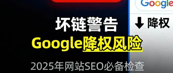 2025年还在忽略坏链？小心Google直接给你降权
