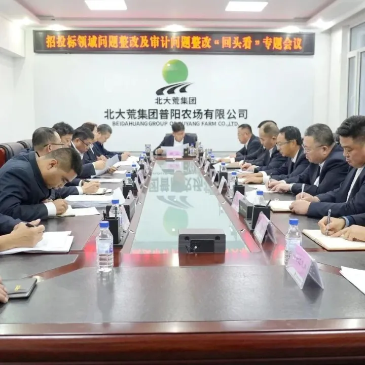普阳农场召开招投标领域问题整改及审计问题整改“回头看”专题会议