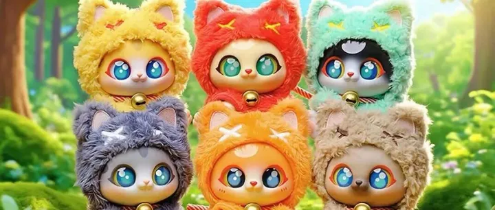 盲盒无限 | PICOCO幸运斗篷猫，毛茸茸的哈基米小财神！