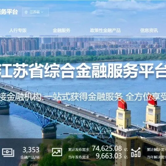 我省首批数据产业公共服务平台介绍 | 江苏省综合金融服务平台