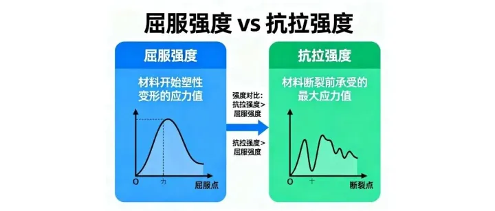 屈服强度 vs 抗拉强度：一文看懂材料力学！
