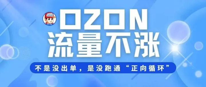 Ozon 流量不涨？不是没出单，是没跑通 “正向循环”！