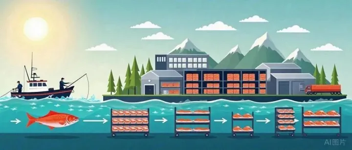 今天价格有点乱，博一博豪车变单车，三文鱼行情微涨，整体总账亏损，单周到货10w件左右，2025.11.28三文鱼批发行情