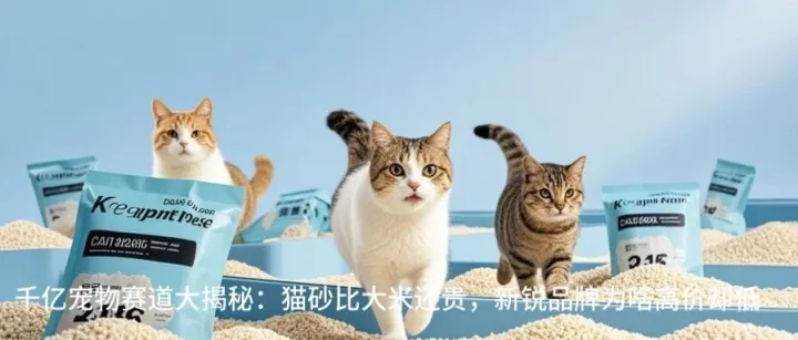 千亿宠物赛道深度解析：一公斤猫砂贵过大米，为何新锐品牌仍陷“高价低利”怪圈？