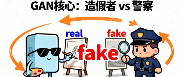 再学习一遍 GAN：目标损失函数的 “对抗密码”