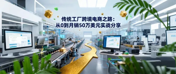 传统工厂的跨境电商之路：从0到月销50万美元的实战分享