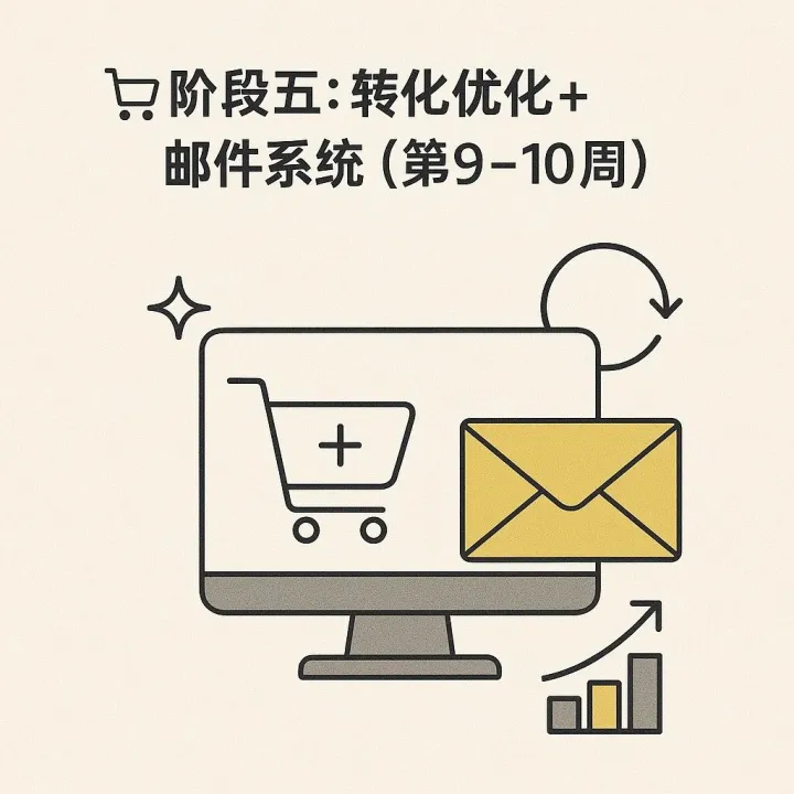 阶段五：<em>转化</em>优化 + 邮件<em>系统</em>（第9–10周）