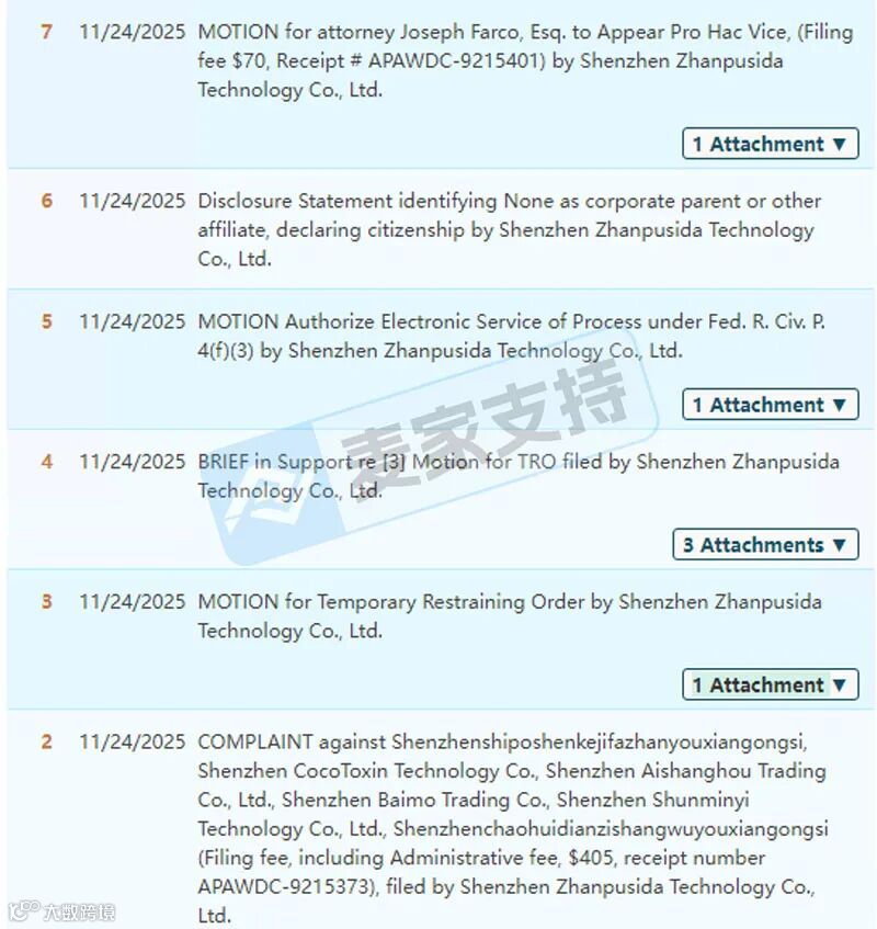 5-cv-01826，车辆应急启动电源发明专利跨境维权，多个店铺涉案！"