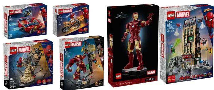 乐高集团正式发布2026年乐高漫威超级英雄系列6款新品