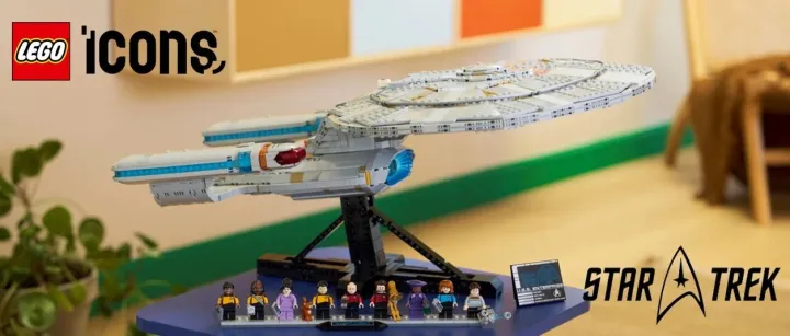 乐高集团正式发布2025年最后一款贩售乐高套装：乐高ICONS系列10356 星际迷航:联邦星舰企业号 NCC-1701-D