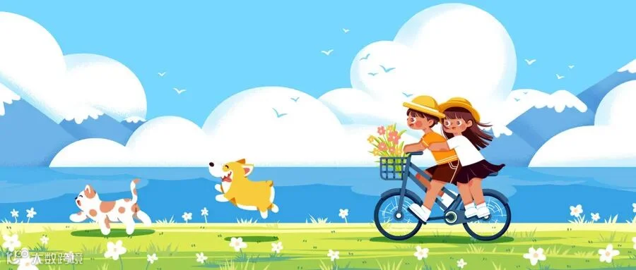 摄图网_401925610_旅途乐在骑中插画banner(企业商用).jpg