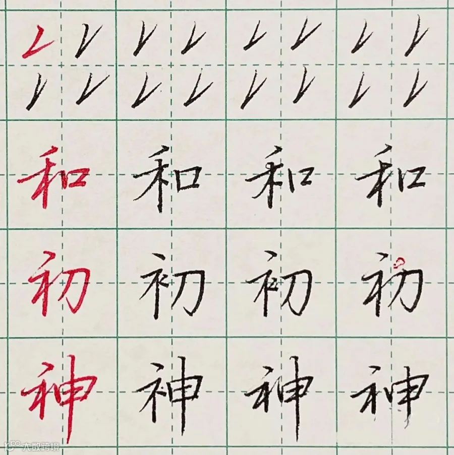 行楷的正确练习方式:常用偏旁部首及例字的写法,告诉你如何从楷书顺利过渡到行楷- 大数跨境