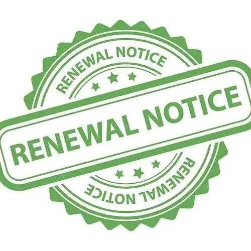 <em>renewal</em>       n.更新（合同）；续订