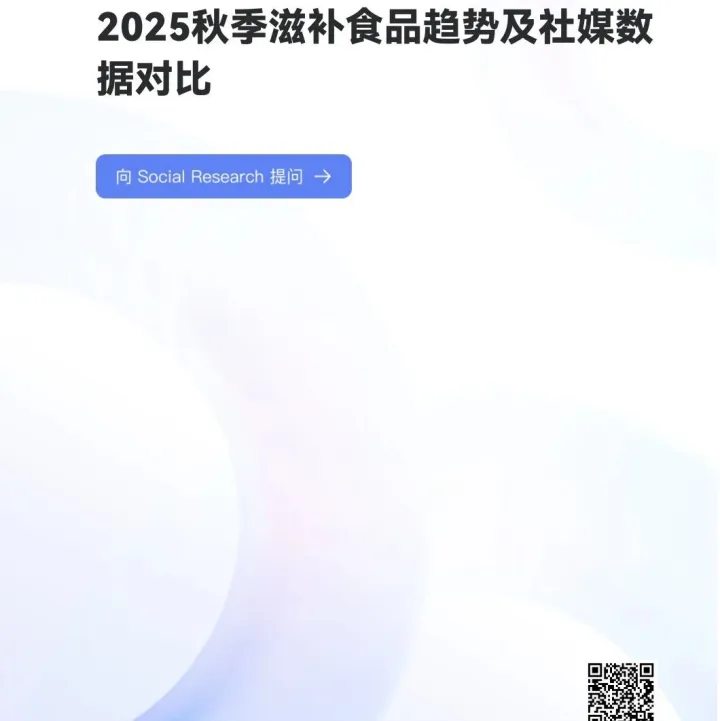 零售圈精选报告|2025秋季滋补食品<em>趋势</em>及社媒<em>数据</em><em>对比</em>