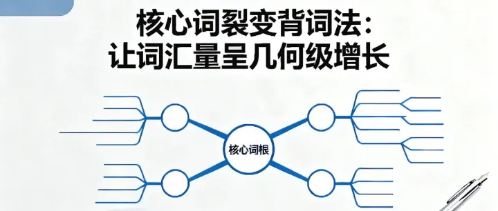 掌握核心词<em>裂变</em><em>技巧</em>，让你轻松掌握85%的考点词汇！