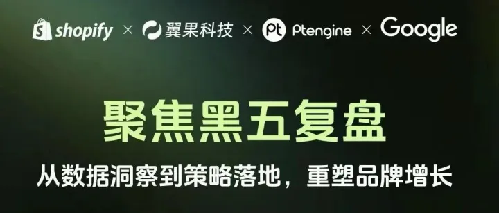 活动邀请｜聚焦黑五复盘，从数据洞察到策略落地，重塑品牌增长【闭门沙龙】