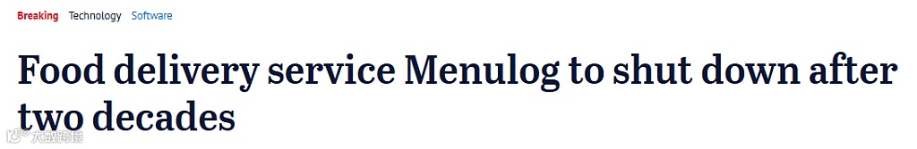 澳洲外卖平台Menulog宣布停运，11月26日起停止接单（组图） - 1
