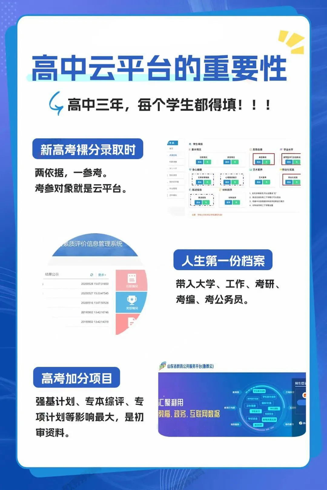 请收藏 | 山东省高中学生综合素质评价云平台填写指南- 大数跨境