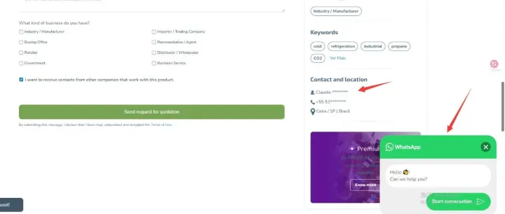 分享一个高质量获取客户 WhatsApp 的网站