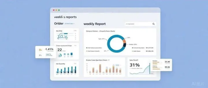 亚马逊店铺运营周报告代码 年底抄作业