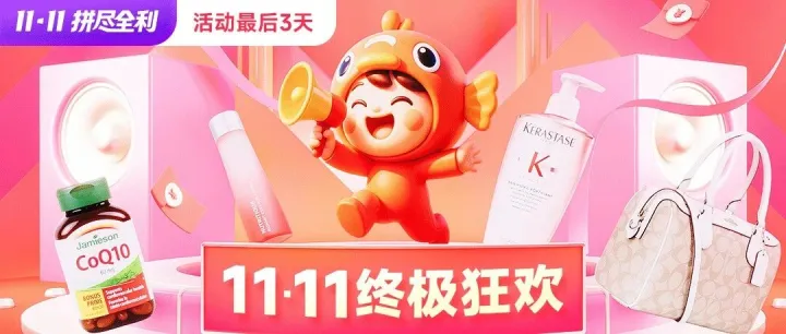 双 11 终极狂欢，倒计时最后三天！