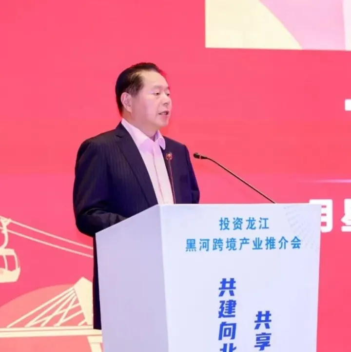<em>黑河</em>跨境产业推介会在环球港举行，丁佐宏致辞：为<em>黑河</em>的营商环境点赞