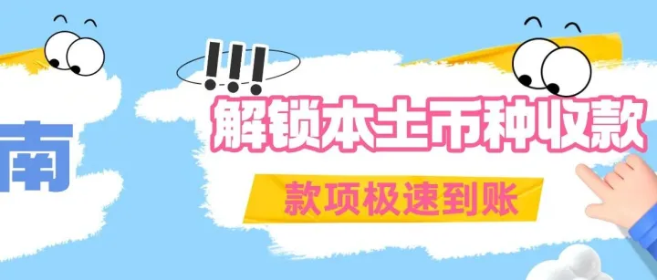 解锁越南本土币种收款，款项极速到账！