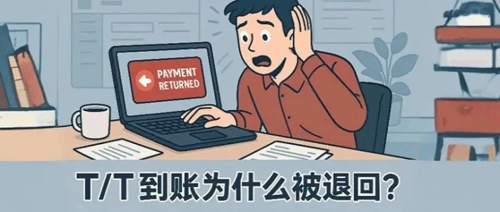「新手做外贸 · 04」T/T 到账为什么被退回？（6 大真实原因）