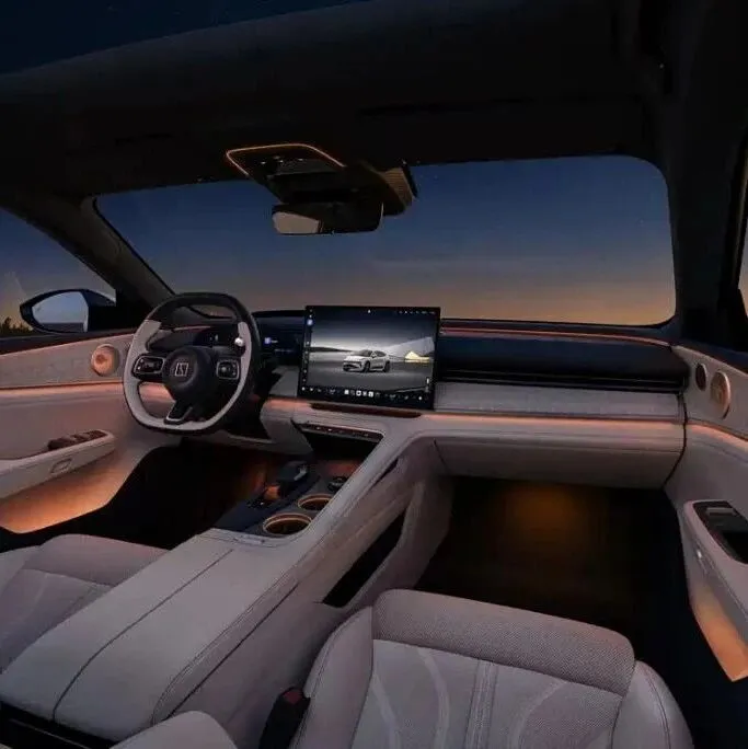 Interior <em>official</em> image of the new ZEEKR 001