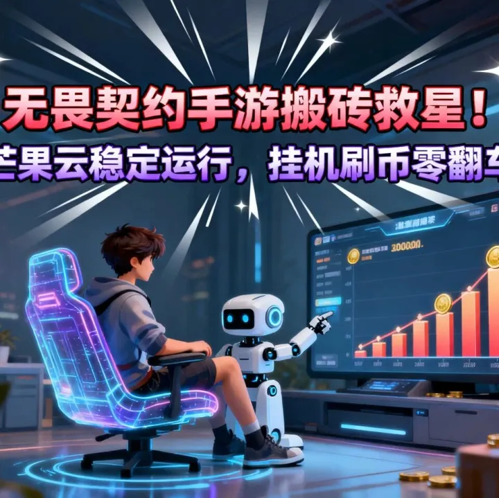 无畏契约手游<em>搬</em><em>砖</em>救星！芒果云稳定运行，挂机刷<em>币</em>零翻车