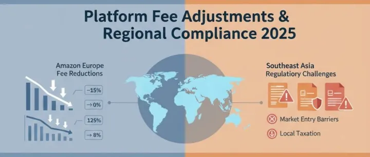 亚马逊欧洲站费用下调应对低价竞争，东南亚电商监管趋严