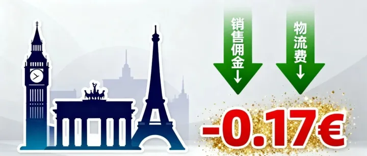 亚马逊欧洲站2026年费用重大调整：卖家成本平均减0.17欧元