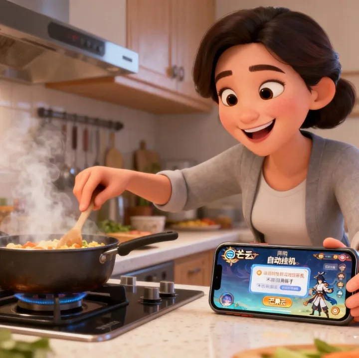 宝妈狂喜！自动挂机 + 解放双手，芒果云让阴阳师手游养崽不耽误带娃