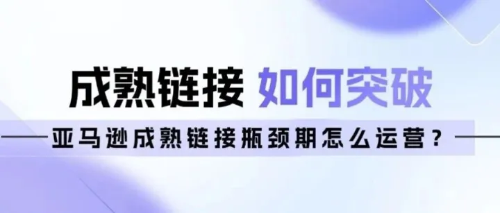 亚马逊成熟链接瓶颈期，如何继续增长？