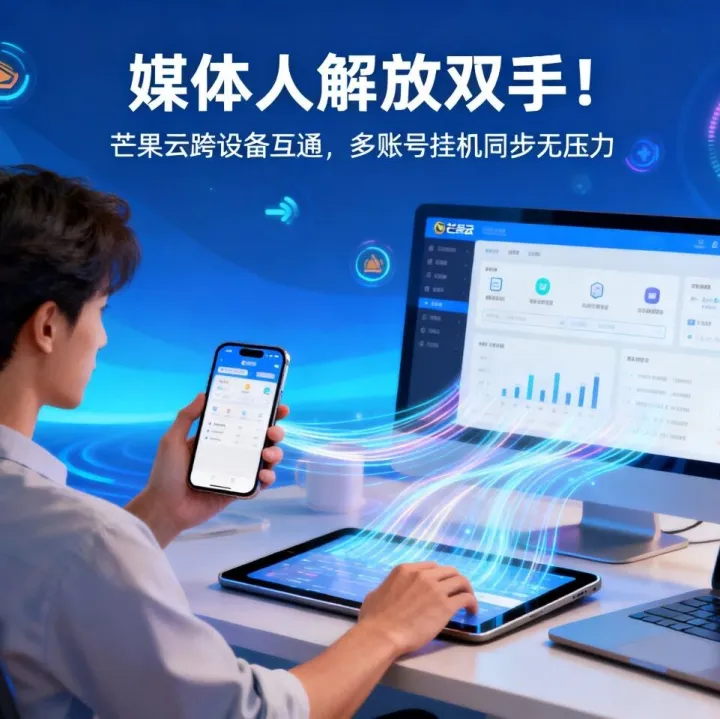 芒果<em>云</em><em>跨</em>设备互通，多账号挂机同步无压力